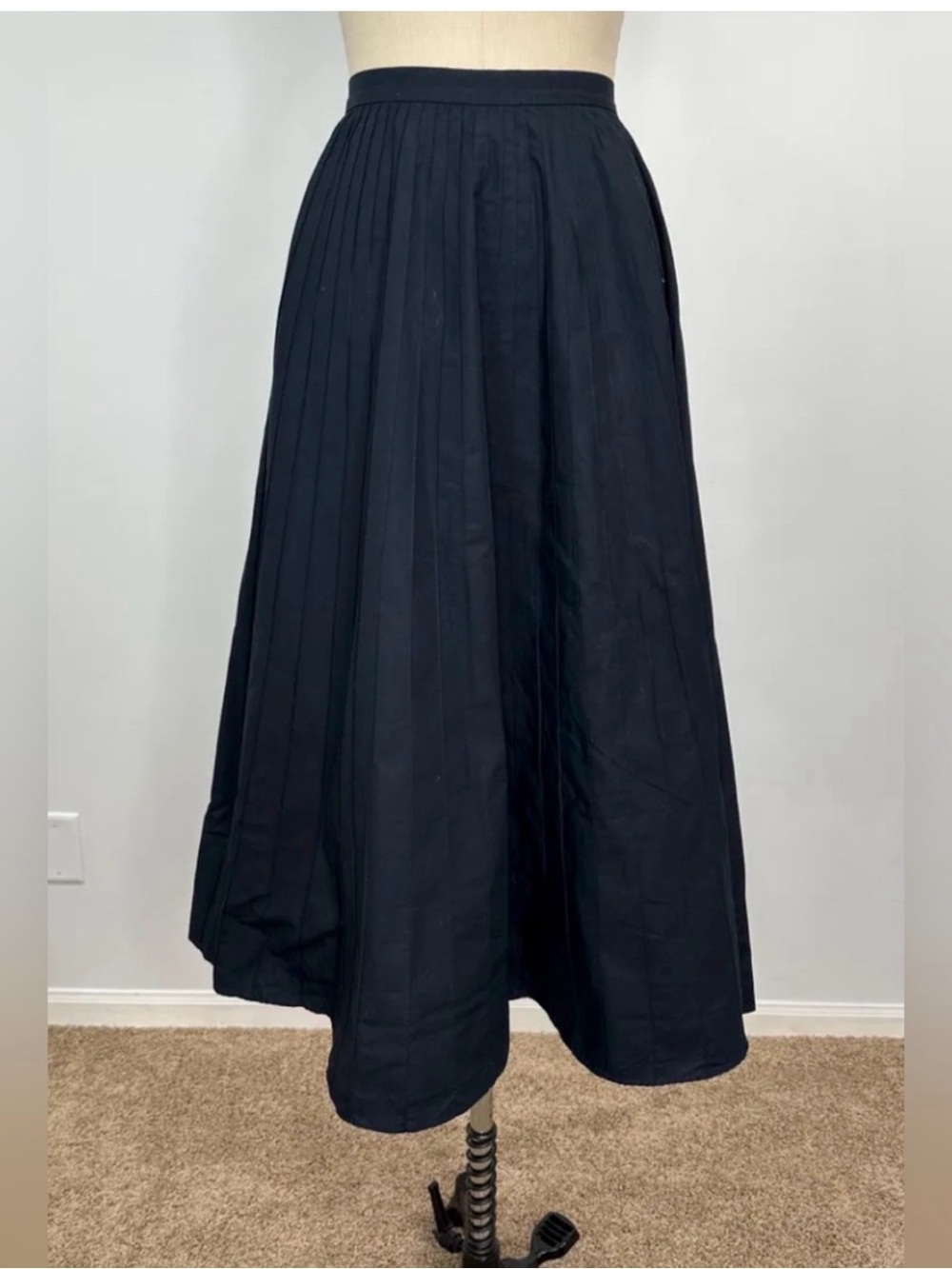 Lauren Ralph Lauren Navy Midi A line Skirt size 8